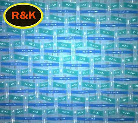 Polyester forming fabric weaving for paper making