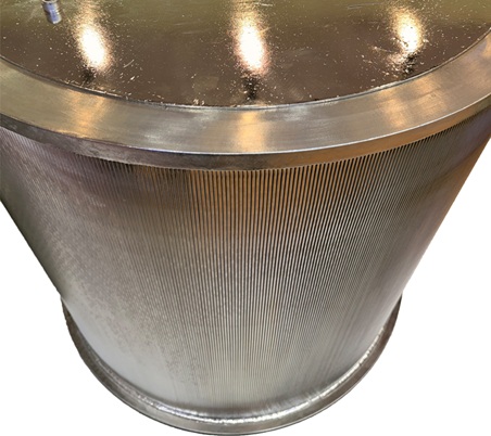 Stainless Steel Wedge Wire Slotted Pressure Screen Baske Cylinders for Paper Making Pulp and Paper Industry