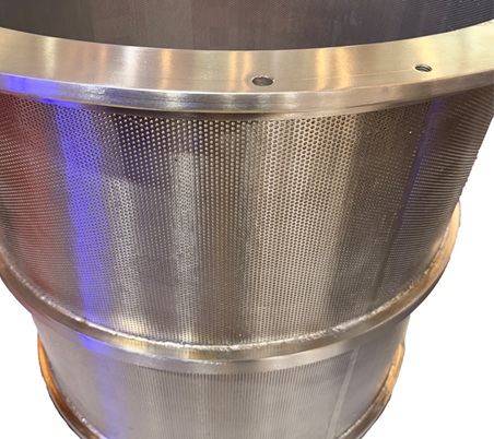 Stainless Steel Wedge Wire Slotted Pressure Screen Baske Cylinders for Paper Making Pulp and Paper Industry